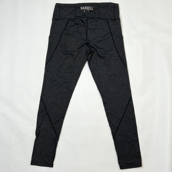 Barbell Apparel Adore Pocket Leggings Size Medium Black Heathered Lifting Gym - Picture 10 of 10